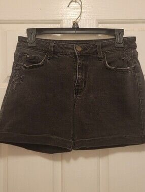Arizona Black Denim Jean Shorts Size 7